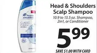 ACME Head & shoulders scalp shampoo offer