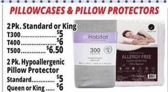 Ocean State Job Lot Pillowcases & pillow protectors offer