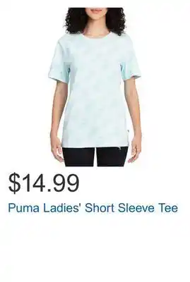 Costco Puma ladies' short sleeve tee offer