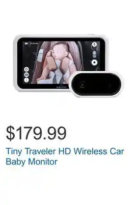 Costco Tiny traveler hd wireless car baby monitor offer