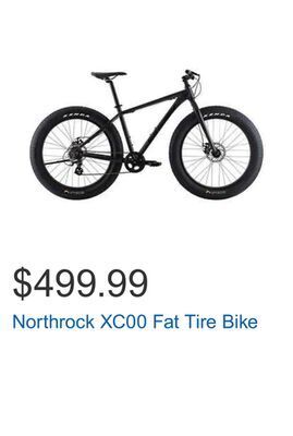 Costco Northrock xc00 fat tire bike offer
