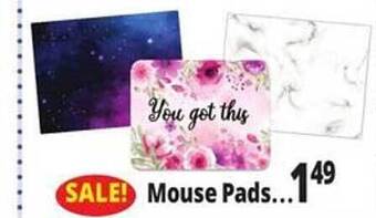 Ocean State Job Lot Mouse pads offer
