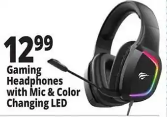 Ocean State Job Lot Gaming headphones with mic & color changind led offer