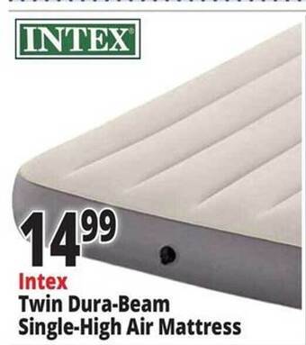 Ocean State Job Lot Twin dura-beam single-high air mattress offer