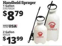 Rural King Handheld sprayer offer