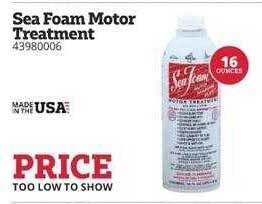 Rural King Sea foam motor treatment offer