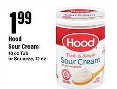 Big Y Hood sour cream offer