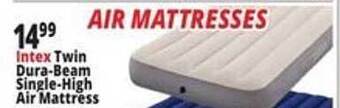 Ocean State Job Lot Twin dura-beam single-high air mattress offer