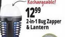 Ocean State Job Lot 2-in-1 bug zapper & lantern offer