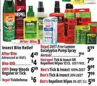 Ocean State Job Lot Insect bite relief offer