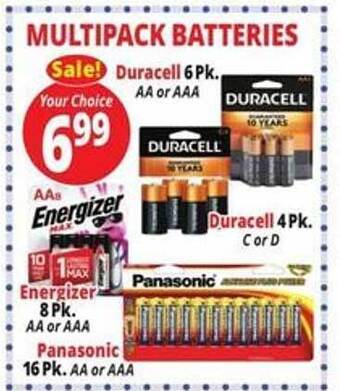 Ocean State Job Lot Multipack batteries offer