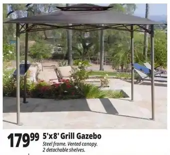 Ocean State Job Lot 5'x8' grill gazebo offer
