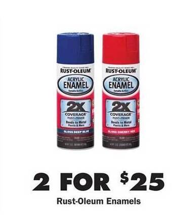 Advance Auto Parts Rust-oleum enamels offer