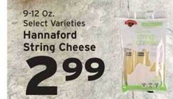 Hannaford Hannaford string cheese offer