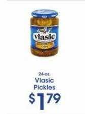 Price Rite Vlasic pickles offer