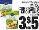 Ctown Mrs. cubisson's croutons offer