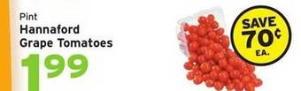 Hannaford Hannaford grape tomatoes offer