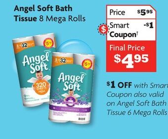 Family Dollar Angel soft bath tissue offer