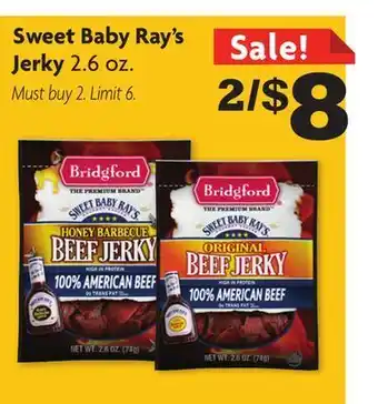Family Dollar Sweet baby ray's jerky offer