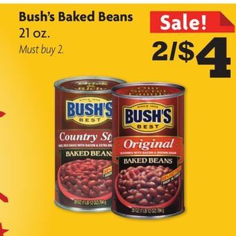 Family Dollar Bush's baked beans offer