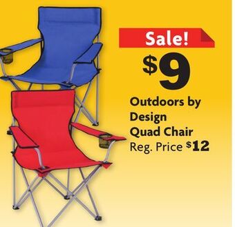 Family Dollar Outdoors by design quad chair offer
