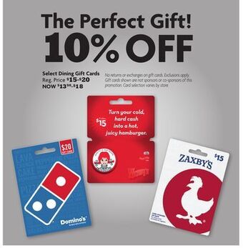 Family Dollar Select dining gift cards offer