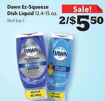 Family Dollar Dawn ez-squeeze dish liquid offer
