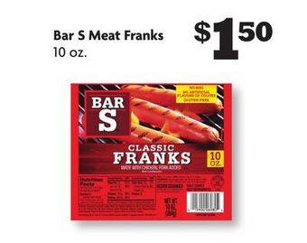 Family Dollar Bar s meat franks offer