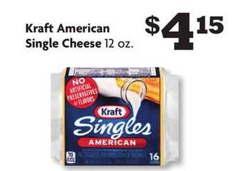 Family Dollar Kraft american single cheese offer