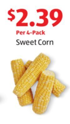 Aldi Sweet corn offer