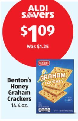 Aldi Benton's honey graham crackers offer