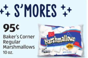 Aldi Baker's corner regular marshmallows offer