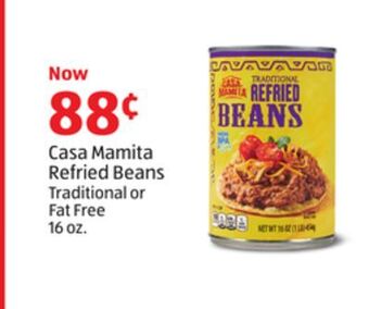Aldi Casa mamita refried beans offer