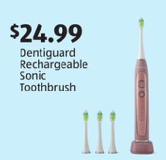 Aldi Dentiguard rechargeable sonic toothbrush offer