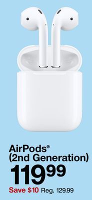 Target Airpods® (2nd generation) offer