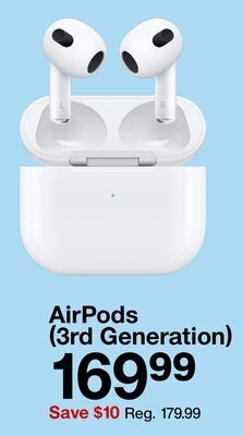 Target Airpods (3rd generation) offer