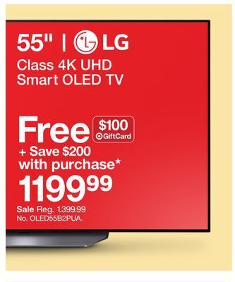 Target Lg 55" class 4k uhd smart oled tv offer