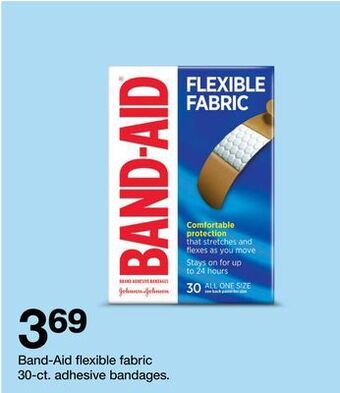 Target Band-aid flexible fabric 30-ct. adhesive bandages. offer