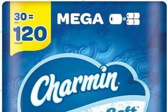 Target Charmin 30-pk. mega roll bath tissue offer