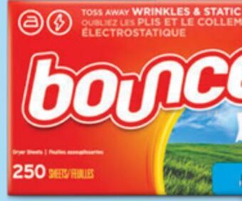 Target Select bounce 250-ct. dryer sheets offer