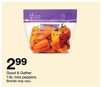 Target Good & gather 1-lb. mini peppers offer