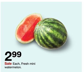 Target Fresh mini watermelon offer