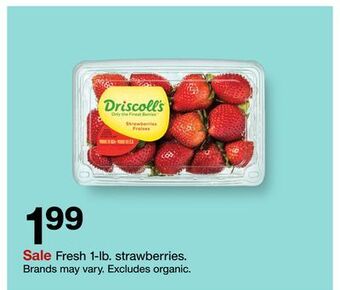 Target Fresh 1-lb. strawberries offer