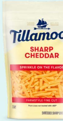 Target Tillamook shredded or sliced cheese offer