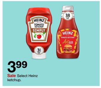 Target Select heinz ketchup offer