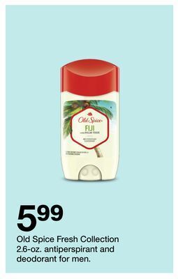 Target Old spice fresh collection 2.6-oz. antiperspirant and deodorant for men offer
