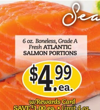 Dearborn Market Fresh atlantic salmon portions offer
