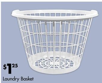 Dollar Tree Laundry basket offer
