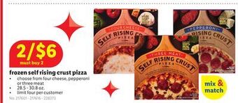 Lidl Frozen self rising crust pizza offer