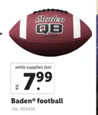 Lidl Baden® football offer